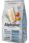 AlphaPet Superpremium MONOPROTEIN / Сухой полнорационный корм из белой рыбы для взрослых собак средних и крупных пород 10288 - фото 493